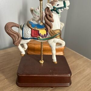 San Francisco Music Box Company Colorful Carousel Horse Figurine